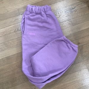 NWOT Set active L sweatpants in cosmo